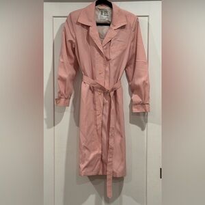 Vintage London Fog Maincoats Blush Pink trench coat